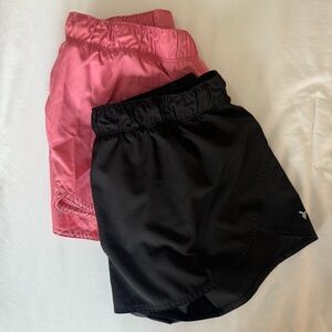 Old Navy Black and Pink Women's Athletic Shorts